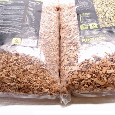 Komodo Coarse Beech Chips 6l - zrębki bukowe duże Komodo Coarse Beech Chips 6l - zrębki bukowe duże