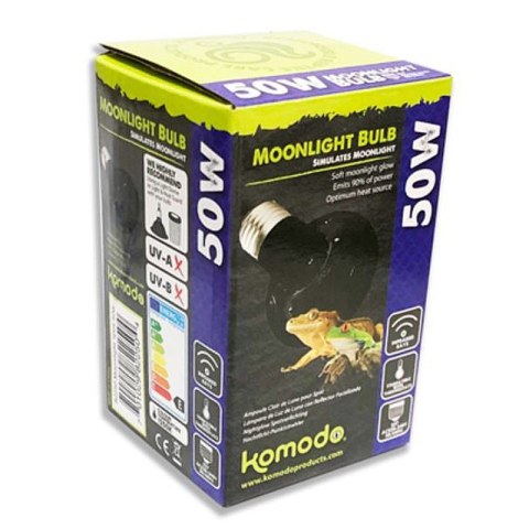 Komodo Moonlight 50W - nocna żarówka grzewcza Komodo Moonlight 50W - nocna żarówka grzewcza