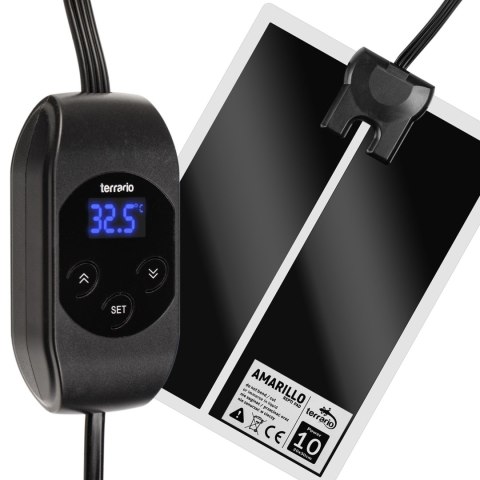 Terrario Amarillo 10W - mata grzewcza z termostatem LCD Terrario Amarillo 10W - mata grzewcza z termostatem LCD
