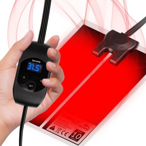 Terrario Amarillo 10W - mata grzewcza z termostatem LCD Terrario Amarillo 10W - mata grzewcza z termostatem LCD