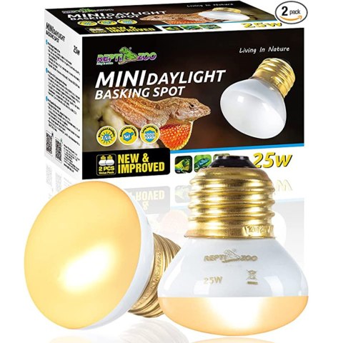 Repti-Zoo Mini Daylight Spot NANO 25W - żarówka grzewcza 2 sztuki Repti-Zoo Mini Daylight Spot NANO 25W - żarówka grzewcza 2 sztuki