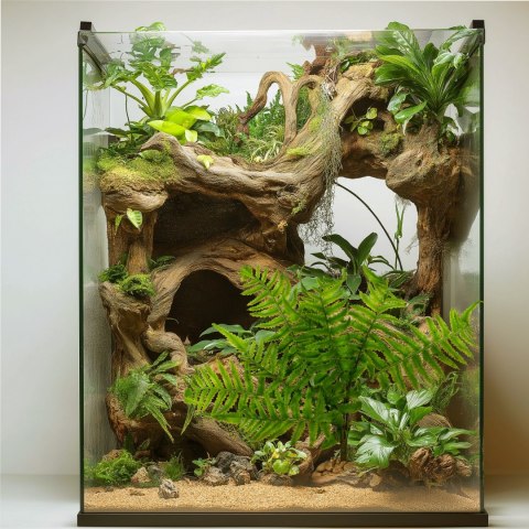 Terrario - Sztuczna roślina do terrarium - Paproć 32x15x32 cm Terrario - Sztuczna roślina do terrarium - Paproć 32x15x32 cm