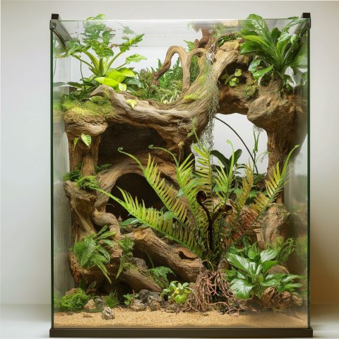 Terrario - Sztuczna roślina do terrarium - Paproć 40x14x41 cm Terrario - Sztuczna roślina do terrarium - Paproć 40x14x41 cm
