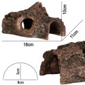 Terrario Wood Cave M - kryjówka do terrarium 18x11x10cm