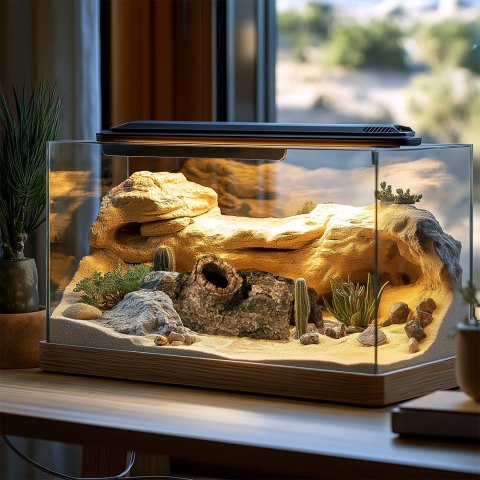 Terrario Wood Cave M - kryjówka do terrarium 18x11x10cm Terrario Wood Cave M - kryjówka do terrarium 18x11x10cm
