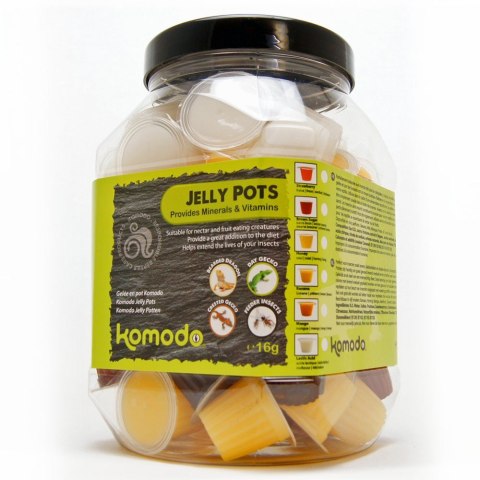 Komodo Jelly Pot Fruit Mix Jar - miks owocowy w żelu 60szt. Komodo Jelly Pot Fruit Mix Jar - miks owocowy w żelu 60szt.