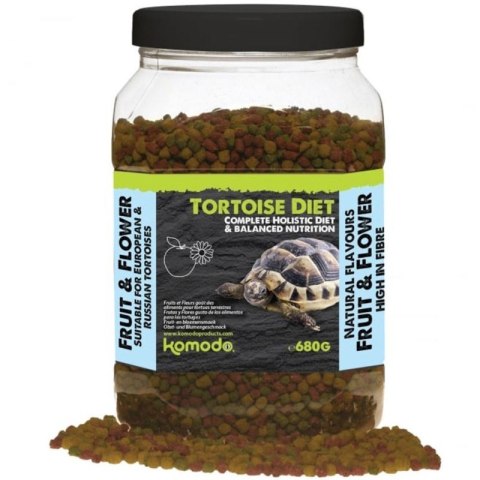 Komodo Tortoise Diet Fruit Flower 680g - pokarm dla żółwi Komodo Tortoise Diet Fruit Flower 680g - pokarm dla żółwi