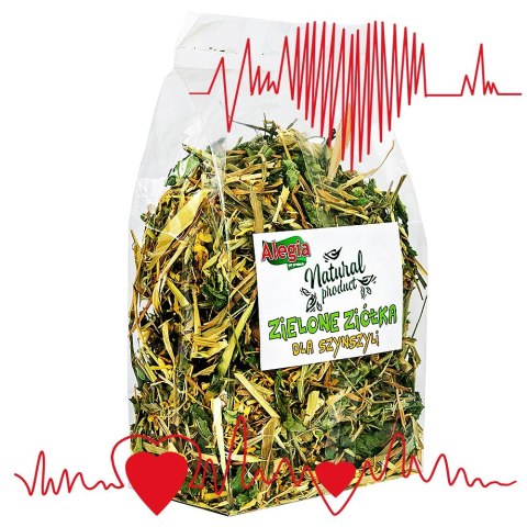 Alegia - zielone ziółka dla szynszyli 120g Alegia - zielone ziółka dla szynszyli 120g