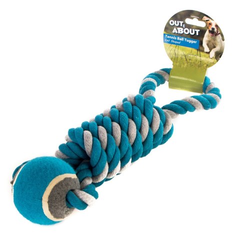 HappyPet Tennis Ball Tugger - piłka tenisowa z sznurem HappyPet Tennis Ball Tugger - piłka tenisowa z sznurem