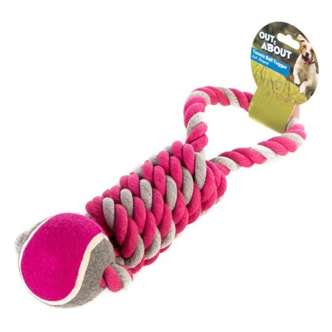 HappyPet Tennis Ball Tugger - piłka tenisowa z sznurem HappyPet Tennis Ball Tugger - piłka tenisowa z sznurem