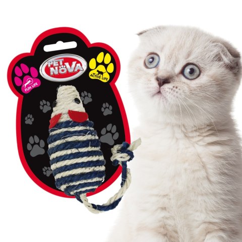Pet Nova zabawka dla kota - myszka 10x5cm Pet Nova zabawka dla kota - myszka 10x5cm