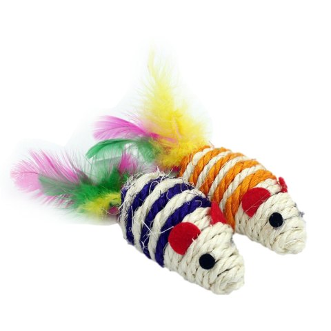 Pet Nova zabawka dla kota - myszki 7x3cm 2szt. Pet Nova zabawka dla kota - myszki 7x3cm 2szt.