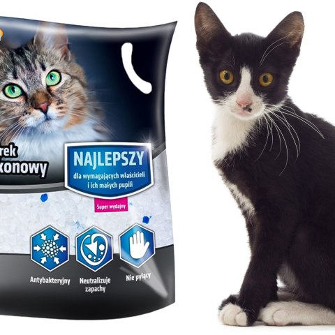 Hilton Cat Litter Silicone - żwirek silikonowy dla kota 3,8l Hilton Cat Litter Silicone - żwirek silikonowy dla kota 3,8l
