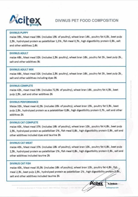 Divinus Cat Fish dla kotów dorosłych 2kg