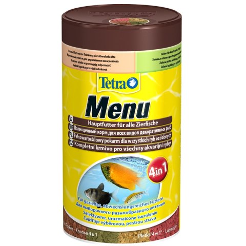 Tetra Menu 250ml - mix 4 pokarmów dla ryb Tetra Menu 250ml - mix 4 pokarmów dla ryb