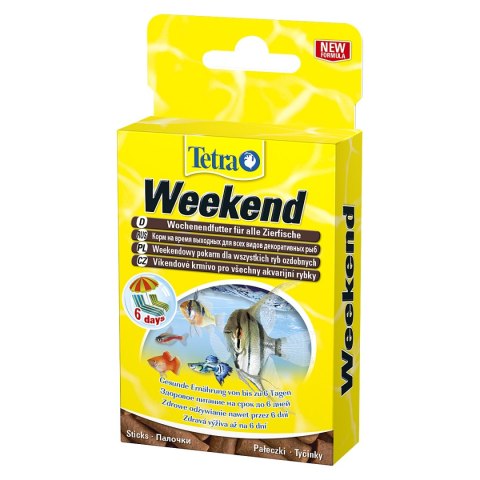 Tetra Weekend 18g - pokarm weekendowy do 6 dni dla ryb Tetra Weekend 18g - pokarm weekendowy do 6 dni dla ryb