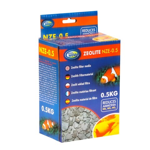 Aqua Nova Zeolite NZE-0.5 - zeolit wkład filtra 0,5kg Aqua Nova Zeolite NZE-0.5 - zeolit wkład filtra 0,5kg