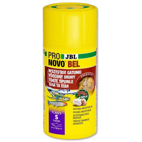 JBL Pronovo Bel Flakes S 100ml - podstawowy pokarm w płatkach dla ryb JBL Pronovo Bel Flakes S 100ml - podstawowy pokarm w płatkach dla ryb