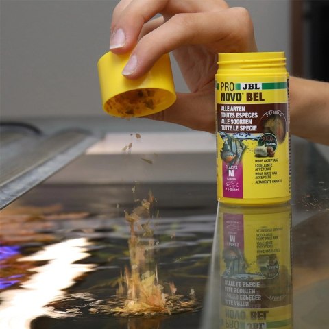 JBL Pronovo Bel Flakes S 100ml - podstawowy pokarm w płatkach dla ryb JBL Pronovo Bel Flakes S 100ml - podstawowy pokarm w płatkach dla ryb