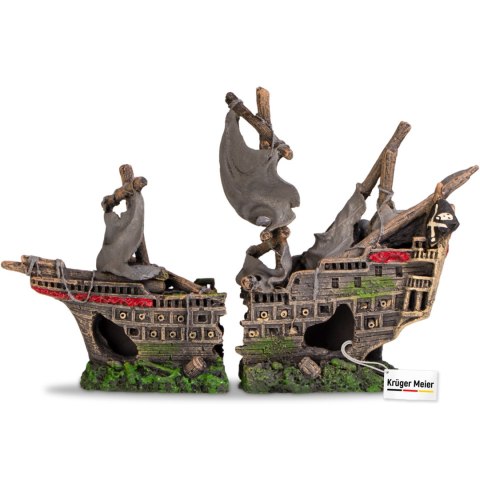 Kruger Meier Pirate Ship - Statek do Akwarium 25x6x16 cm Kruger Meier Pirate Ship - Statek do Akwarium 25x6x16 cm