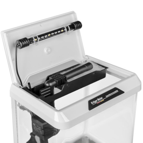 Kruger Meier Como Aquarium 16l - akwarium zestaw biały Kruger Meier Como Aquarium 16l - akwarium zestaw biały