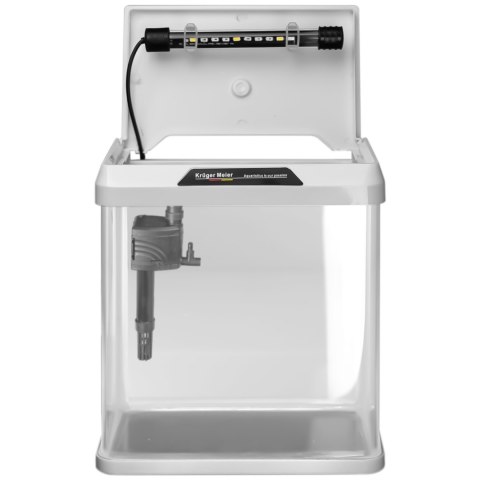 Kruger Meier Como Aquarium 16l - akwarium zestaw biały Kruger Meier Como Aquarium 16l - akwarium zestaw biały
