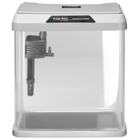Kruger Meier Como Aquarium 16l - akwarium zestaw biały Kruger Meier Como Aquarium 16l - akwarium zestaw biały